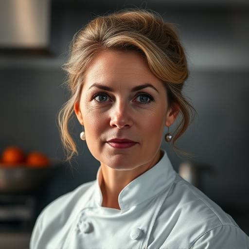 Portrait of Eleanor Vance, Executive Chef of The Golden Spoon